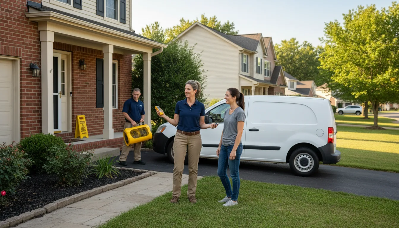 Water restoration image for Home Water Damage Repair in Frankfort, IN